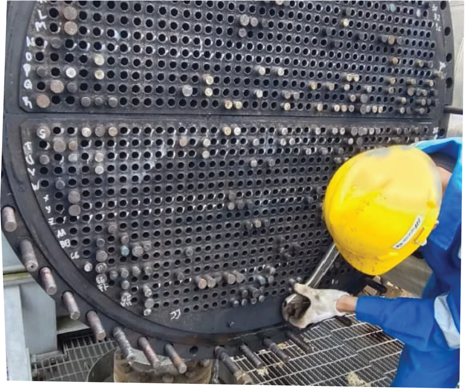 cleaning & retubing Shell & Tube